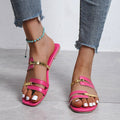 Women's Open Toe Woven Sandals for Summer