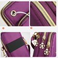 Phone Crossbody Bag for Women with 3-Layer Wallet